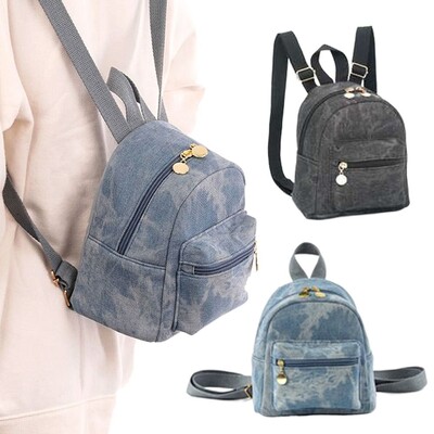 Modes džinsu mugursomas sievietēm Jaunākās tendences studentu skolas soma Maza mini mugursoma Mochilas Para Mujer Bolsa Feminina