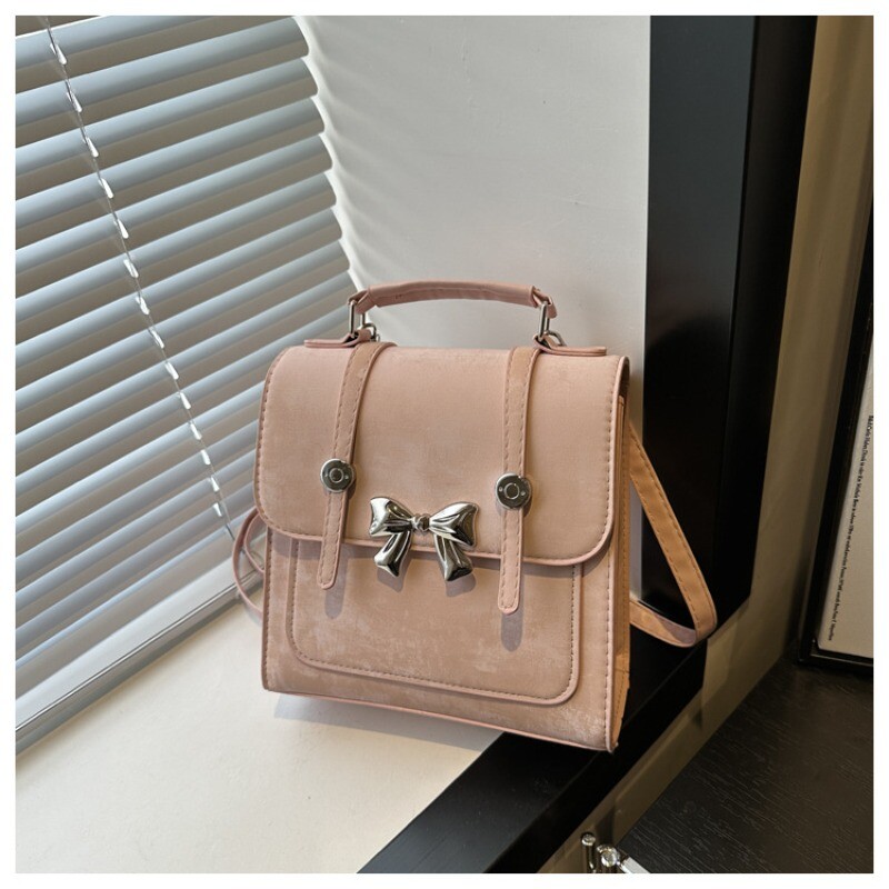 Női aranyos kis hátizsák hátizsák állítható pántos cipzárral alkalmi váll fekete mobiltáska válltáska, négyzet alakú táska