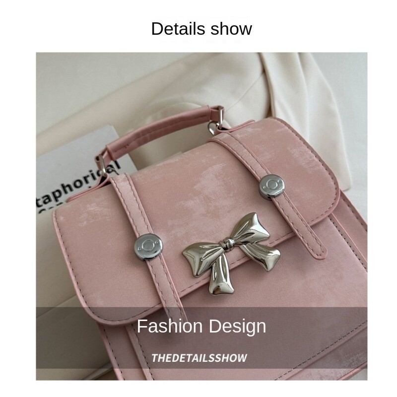 Női aranyos kis hátizsák hátizsák állítható pántos cipzárral alkalmi váll fekete mobiltáska válltáska, négyzet alakú táska