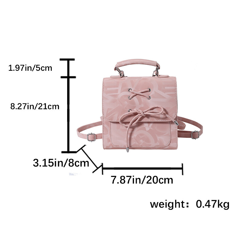 Napredni ružičasti mali ruksak za ljeto 2024., novi radni ruksak za putovanje na posao i na posao, ruksak za odlazna putovanja