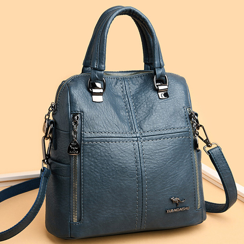 2021 Vrući visokokvalitetni kožni ruksak Ženske torbe na rame Višenamjenski putni ruksak Školske torbe za djevojčice Bagpack Mochila