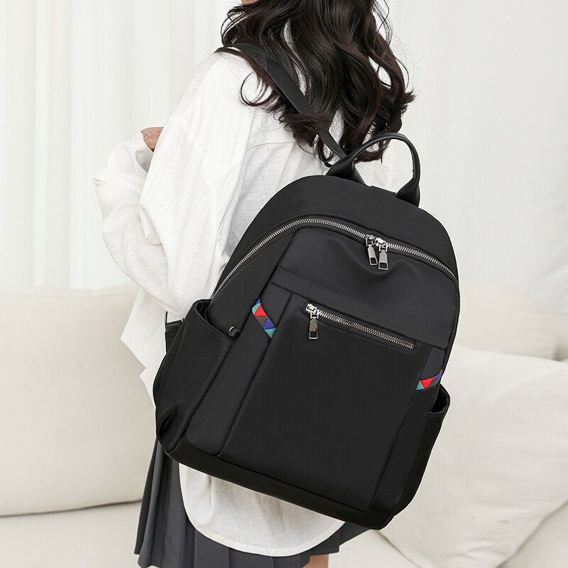 Sieviešu mugursoma Ūdensizturīga Oksfordas auduma mugursoma Sieviešu soma Modes Skolas somas Daudzfunkcionāla liela ietilpības ceļojumu mugursoma