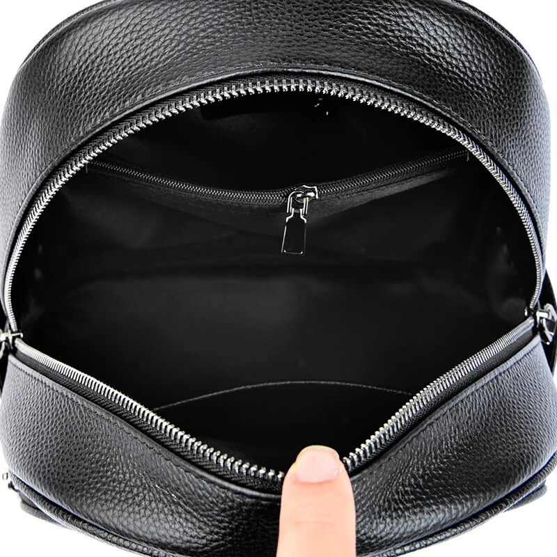 100% govs ādas sieviešu mugursomas Luksusa vienkrāsainas govs ādas sieviešu mugursomas Skolas somas Modes sieviešu ceļojumu mugursoma