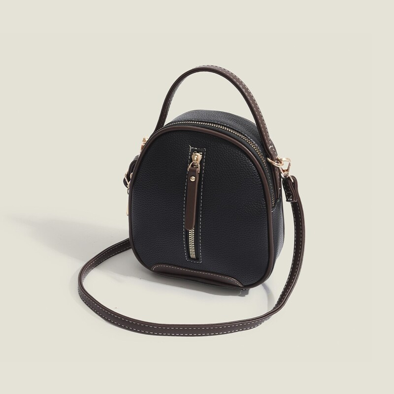 Mini jednobojna torba preko ramena Slatka jednostavna ležerna ručna torbica od PU kože Ženska modna svestrana dnevna torba na rame i torbica