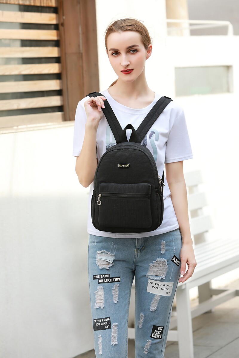 Дамска мини олекотена раница Издръжлива малка дневна раница за туризъм за жени и момичета