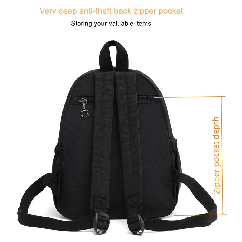 Дамска мини олекотена раница Издръжлива малка дневна раница за туризъм за жени и момичета