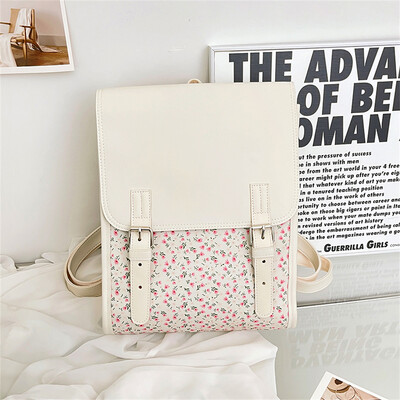 Γυναικεία χαριτωμένα λουλούδια σακίδιο πλάτης 2024 για κορίτσια Σακίδιο πλάτης πολυτελείας κορεατικού στυλ Τσάντες καλοκαιρινού στυλ Mochilas Kawaii