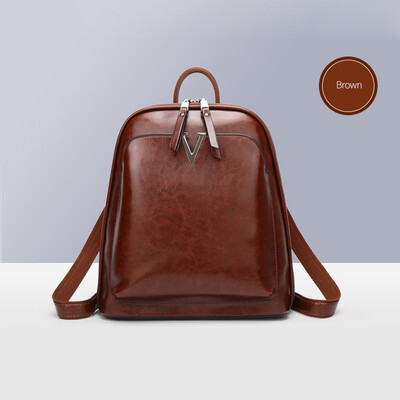 Ruksak za žene s remenom za rame Vodootporna radna poslovna kožna vintage shopping ženska ležerna visokokvalitetna elegantna torba