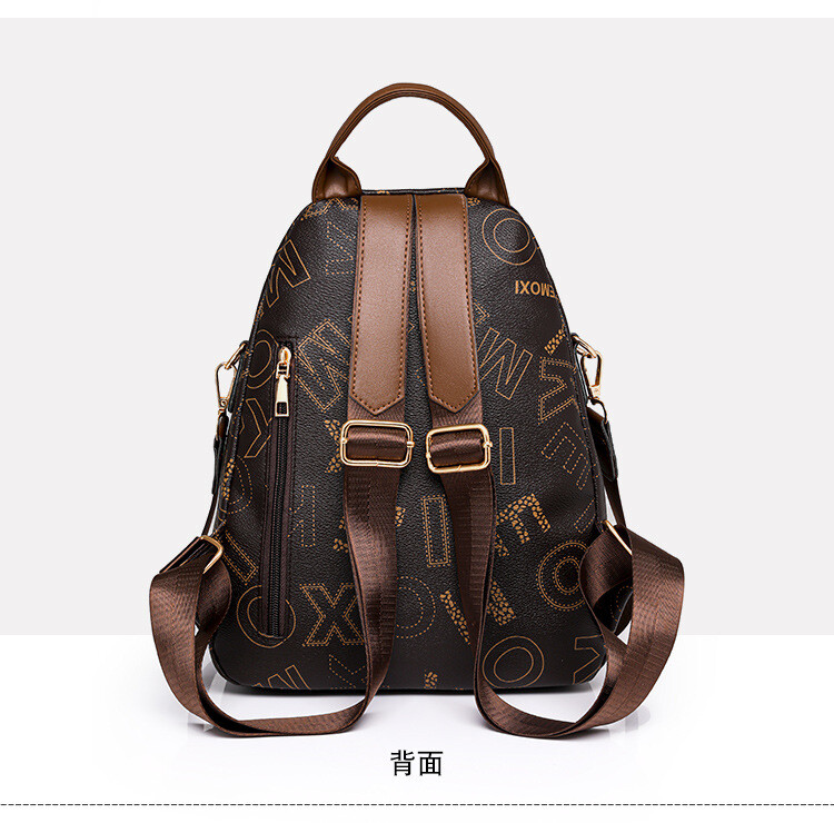 2024-es divatos PU bőr női hátizsák luxusmárka tervező női lopásgátló hátizsák női utazó hátizsák hátizsák Mochila