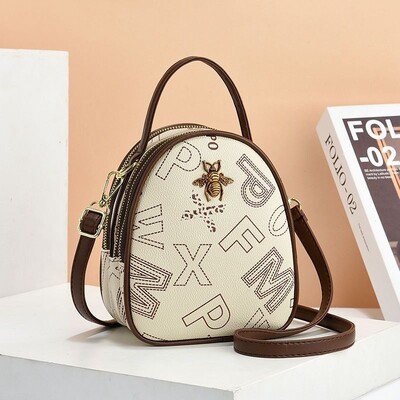 H09 Jaunas modes PU ādas bišu somas Sieviešu Elegantas Sieviešu Modes Mini Rokassomas Plecu somas Sievietēm Visas spēles Somas Kurjera soma