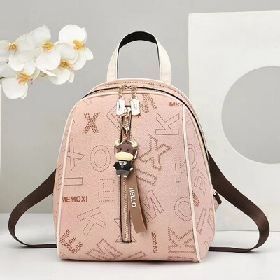 Női hátizsák Divat Lopásgátló iskolatáska tervezői nyomat bőr női nagy kapacitású utazó váll kézitáska női táskák