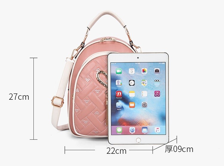 Genți de umăr pentru femei de modă cu ciucuri mici Design rucsacuri pentru femei Rucsacuri cu broderie pentru adolescente Rucsac multifuncțional