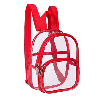 Vasaras jauna mode caurspīdīga PVC mugursoma sievietēm ceļojumu mugursoma Studentu skolas somas mazas rokassomas Ikdienas mini mugursoma