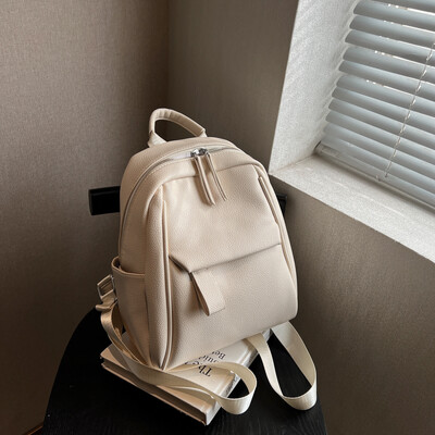 Γυναικεία δερμάτινη τσάντα πλάτης σχεδιαστής χαριτωμένη μόδας 2023 Μίνι μαλακό μικρό σακίδιο πλάτης Γυναικεία γυναικεία τσάντα ώμου για κορίτσια