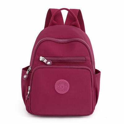 Női alkalmi hátizsák, divatos mini nejlon iskolatáska lányoknak Minimalista, tömör, könnyű súlyú kis utazó hátizsák, Mochilas