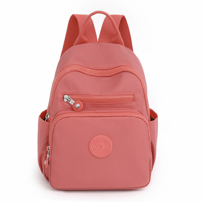 Női alkalmi hátizsák, divatos mini nejlon iskolatáska lányoknak Minimalista, tömör, könnyű súlyú kis utazó hátizsák, Mochilas
