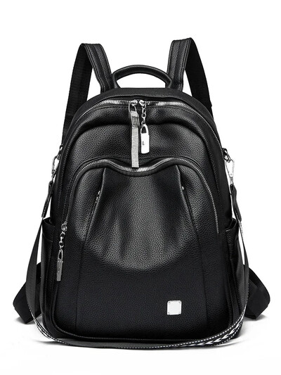 Geantă pentru femei de vânzare fierbinte 2024 Noua rucsac la modă din material de lux PU cu geantă de călătorie pentru femei, versatilă, de bună calitate.