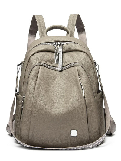 Geantă pentru femei de vânzare fierbinte 2024 Noua rucsac la modă din material de lux PU cu geantă de călătorie pentru femei, versatilă, de bună calitate.