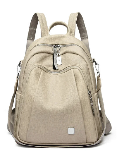 Geantă pentru femei de vânzare fierbinte 2024 Noua rucsac la modă din material de lux PU cu geantă de călătorie pentru femei, versatilă, de bună calitate.