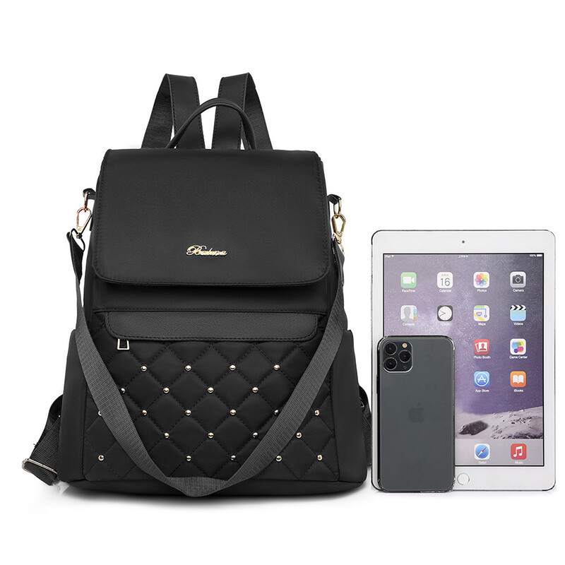 Modes vizuļu mugursoma sievietēm Kvalitatīva Oksfordas mugursoma Lielas ietilpības skolas soma Luksusa plecu somas sievietēm Mochila