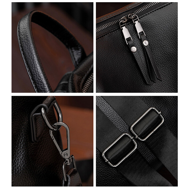 Piele de vacă cu îmbinare, marca femei, rucsac clasic, rucsac de călătorie de lux, geantă de școală pentru fete, mochile feminine