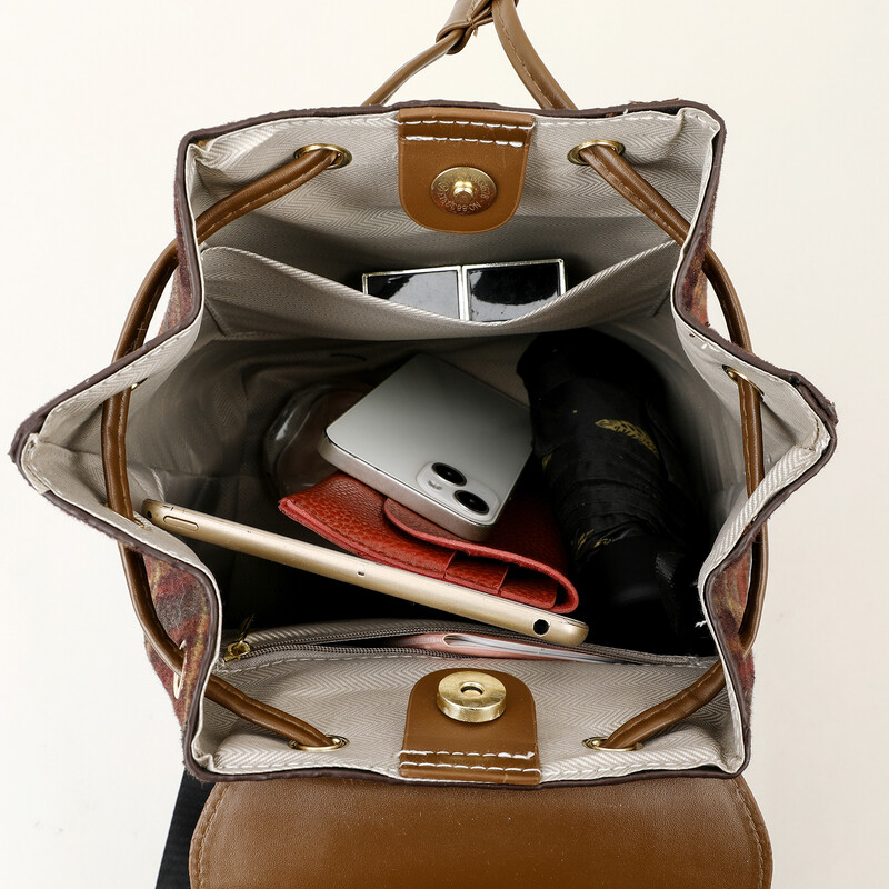 Modni karirani najlonski ruksak Luksuzni ženski dizajnerski ruksaci velikog kapaciteta Putna Mochilas školska torba Sac A Dos