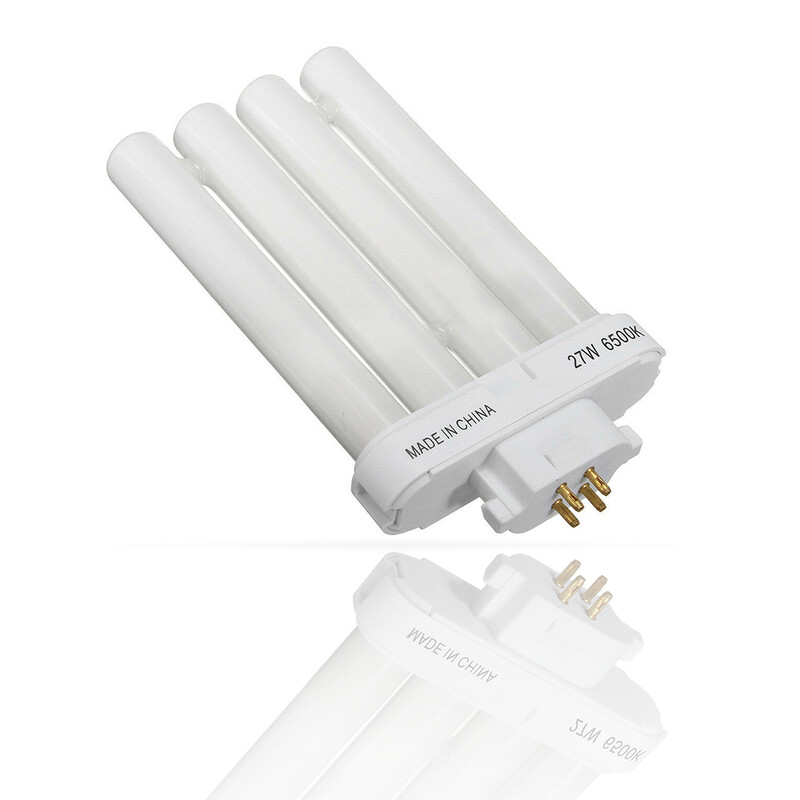 Stalinės lempos vamzdis Energiją taupanti kompaktiška fluorescencinė lemputė FML 27EX-N 27W 4 kontaktų Quad 6500K 2H kvadratinė 4 eilių lemputė