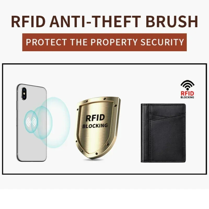 Ultra vékony puha pénztárca 100% valódi bőrből mini hitelkártya tartó pénztárca Multi Card RFID vékony kis kártyatartó férfi pénztárca