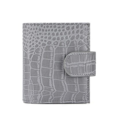 JOYIR Planificator de inele obișnuite A9 din piele integrală cu inele de 19 mm Organizator Suport card Portofel Jurnal de călătorie