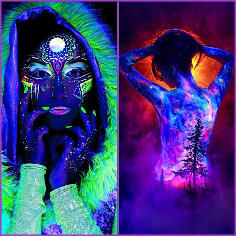 INDMIRD UV juoda lemputė, E27/26 UV lemputė 15 W lemputės, 395–400 nm juodos šviesos lempa UV-A juodos šviesos lemputė violetinės šviesos apšvietimas