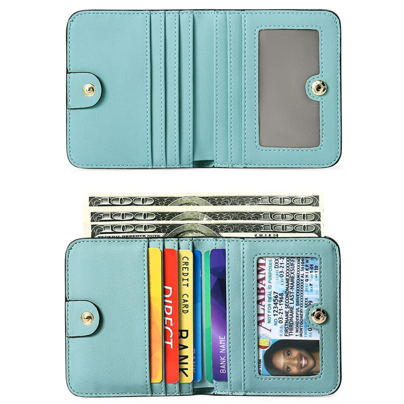 Sieviešu vīriešu maki Īstas govs ādas uznirstošais biznesa kredītkaršu turētājs RFID bloķējošs plāns viedās oglekļa šķiedras maks ar kabatu