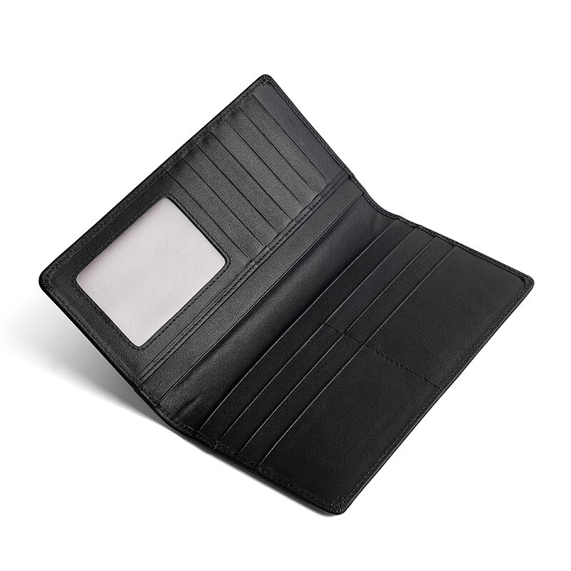 Vīriešu maciņš Vintage eļļas vasks īstas ādas garš maks Vīriešu RFID pretmagnētisks un pretaizdzīšanas otu īss maks