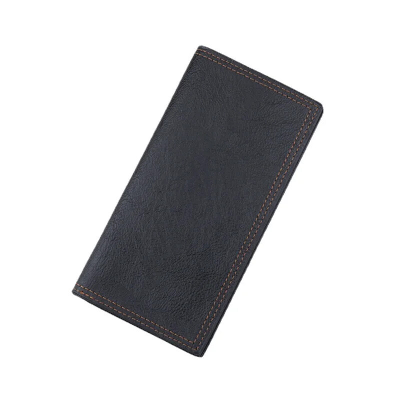 1 gab. Ādas garš vīriešu maks. Vadītāja apliecības ID Maka kartes futrālis Viss vienā maka glabāšanas aizsargājošie glabāšanas piederumi