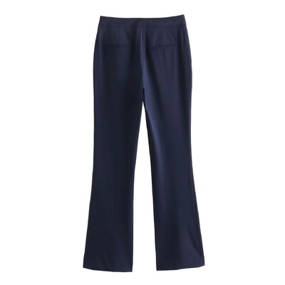 TRAF 2023 Φθινοπωρινά Γυναικεία Κοστούμια Γυναικεία Chic Slim Blazer Παντελόνι Σετ 2 τεμαχίων Κομψή φόρμα για διακοπές στο δρόμο Leisure