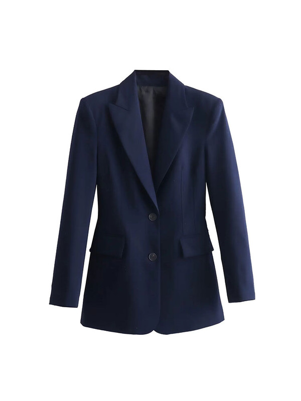 TRAF 2023 Φθινοπωρινά Γυναικεία Κοστούμια Γυναικεία Chic Slim Blazer Παντελόνι Σετ 2 τεμαχίων Κομψή φόρμα για διακοπές στο δρόμο Leisure