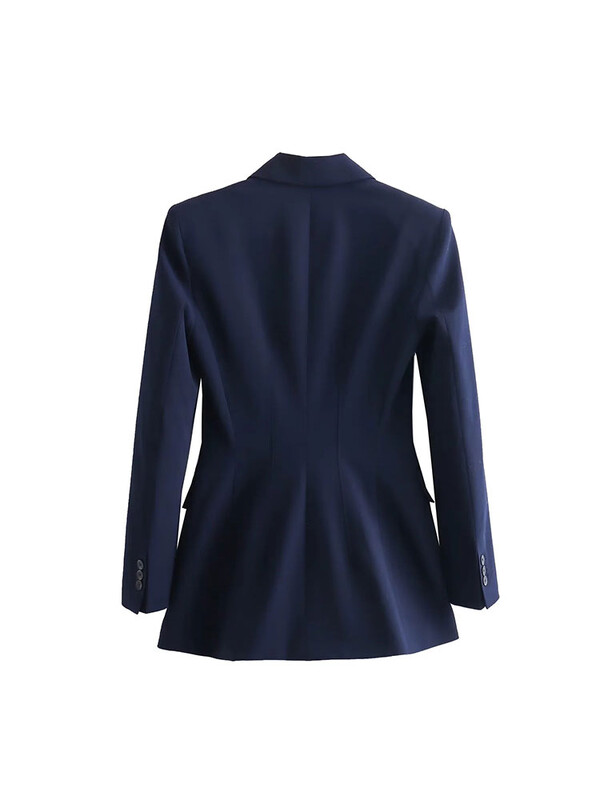 TRAF 2023 Φθινοπωρινά Γυναικεία Κοστούμια Γυναικεία Chic Slim Blazer Παντελόνι Σετ 2 τεμαχίων Κομψή φόρμα για διακοπές στο δρόμο Leisure