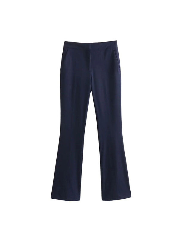 TRAF 2023 Φθινοπωρινά Γυναικεία Κοστούμια Γυναικεία Chic Slim Blazer Παντελόνι Σετ 2 τεμαχίων Κομψή φόρμα για διακοπές στο δρόμο Leisure