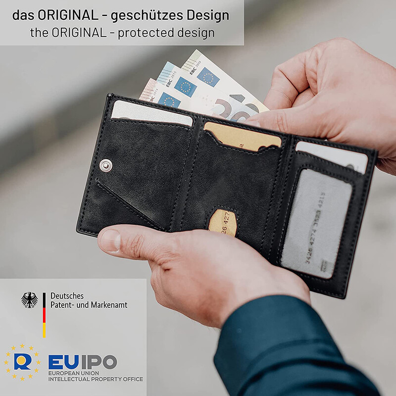 YE TREE īstas ādas kredītkaršu maks vīriešiem rāvējslēdzējs Vieds uznirstošais karšu turētājs Monētu Rfid biznesa alumīnija metāla vīriešu maks