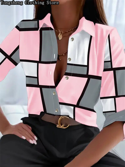 2024. gada vasaras sieviešu apdrukāts ledus zīda krekls ar garām piedurknēm, neatkarīga stacija, jauns, populārs Havaju brīvdienu apģērbs