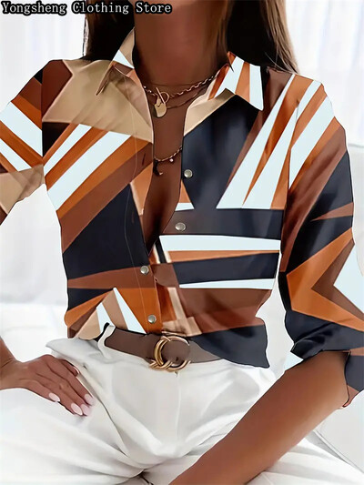 2024. gada vasaras sieviešu apdrukāts ledus zīda krekls ar garām piedurknēm, neatkarīga stacija, jauns, populārs Havaju brīvdienu apģērbs