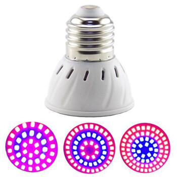 Λάμπα LED Growth Light E27 Greenhouse Grow Lamp Indoor growbox θερμοκήπιο Flower 1W 2W 3W 4W 5W v27