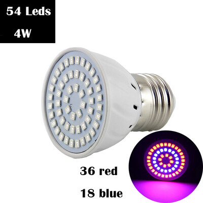 LED pirn taime kasvuvalgusti E27 kasvuhoone kasvulamp Sisekasvatuskasti kasvuhoone Lill 1W 2W 3W 4W 5W