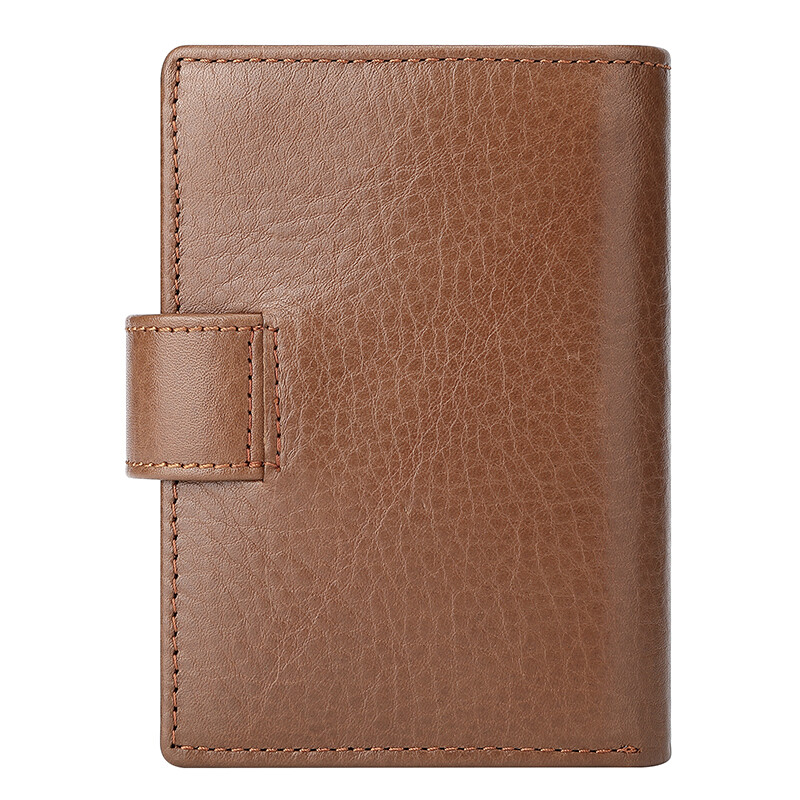 Augstākās kvalitātes īstas govs ādas maks vīriešu īsa dizaina somiņa ar pases fotoattēlu turētāju vīriešu sajūga makiem