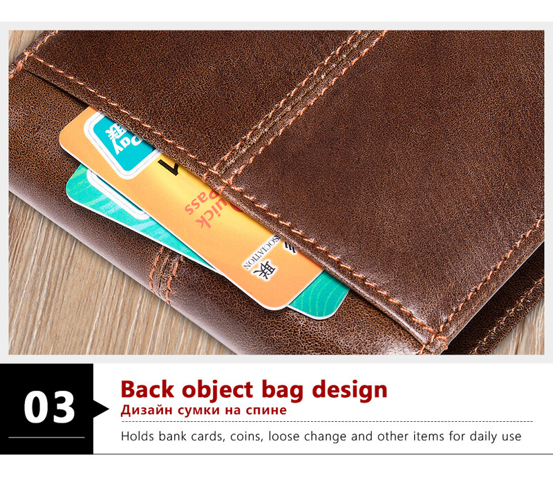 Πορτοφόλι WESTAL Γνήσιο Δερμάτινο Πορτοφόλι με Πορτοφόλι Κέρματος RFID για Άντρες Τσάντες Χρημάτων Κάτοχος Κάρτας