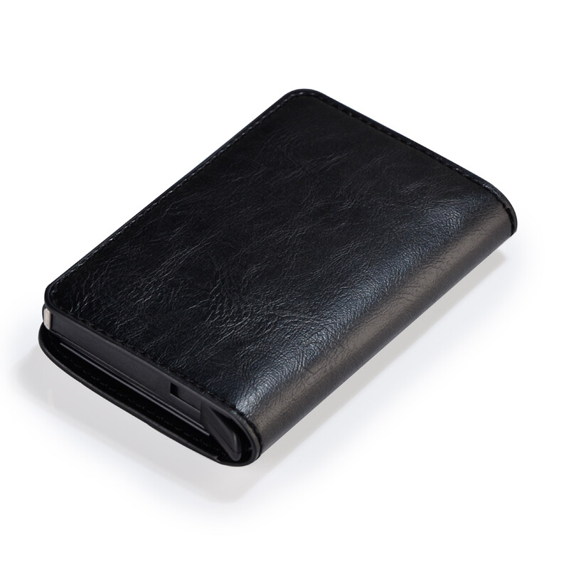 EASTNIGHTS hitelkártya-tartó férfi névjegykártya-tok Női Rfid Automata felugró fém bankkártya-tartó alumínium pénztárca TWB036