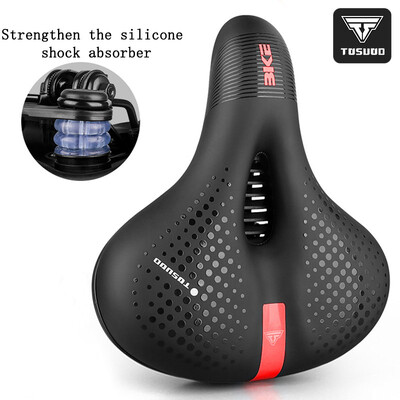TUSUOD Jastuk za sjedalo bicikla Super mekano sjedalo Anshan jastuk za sjedalo bicikla zadebljani silikonski jastuk za amortizaciju