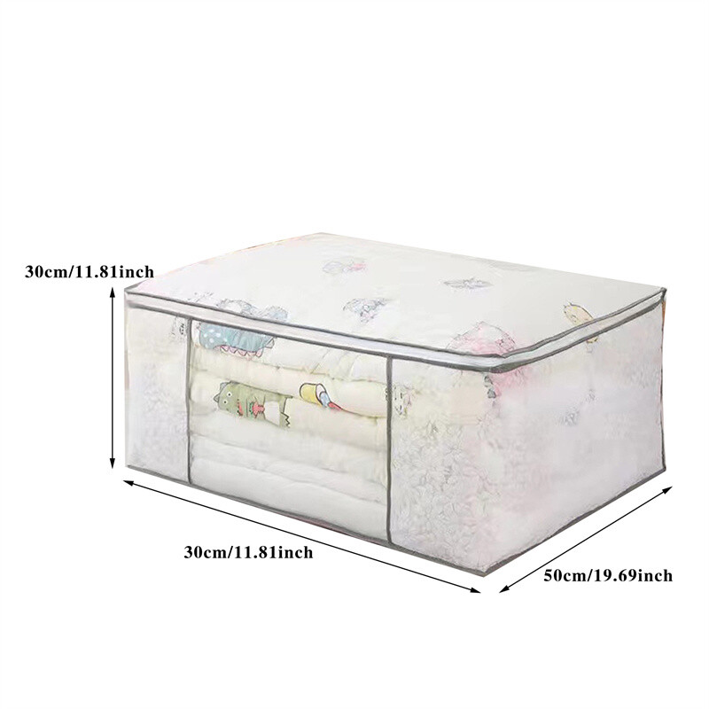 Nagy kapacitású paplantároló táska Vízálló takaró válogatótáskák porálló szekrénysorrendező dobozok ágy alatti háztartási tároló