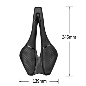 elitaone Bicycle Saddle Carbon Rail 130g Road/mtb Bike 245x139mm