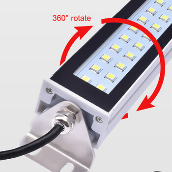 Водоустойчива IP67 маслоустойчива прахоустойчива LED лента Machine Tool Light CNC струг фреза работна лампа Взривозащитена промишлена