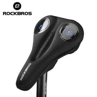 ROCKBROS Accesorii scaune de ciclism MTB Husă pentru șa de bicicletă Geluri de silicon lichid Husă pentru șa Hollow Respirabil Confortabil Moale